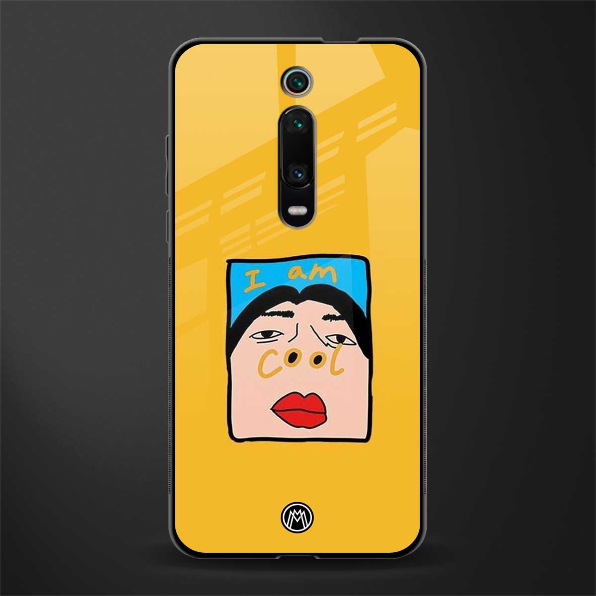 cool girl glass case for redmi k20 image