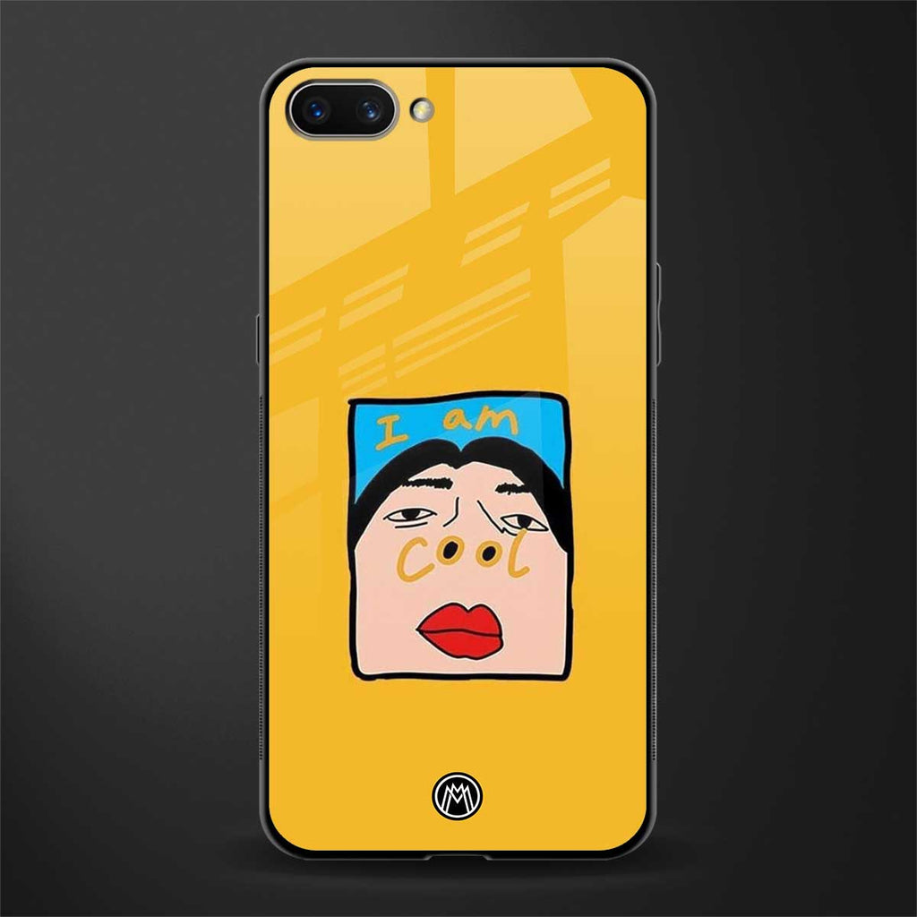 cool girl glass case for realme c1 image