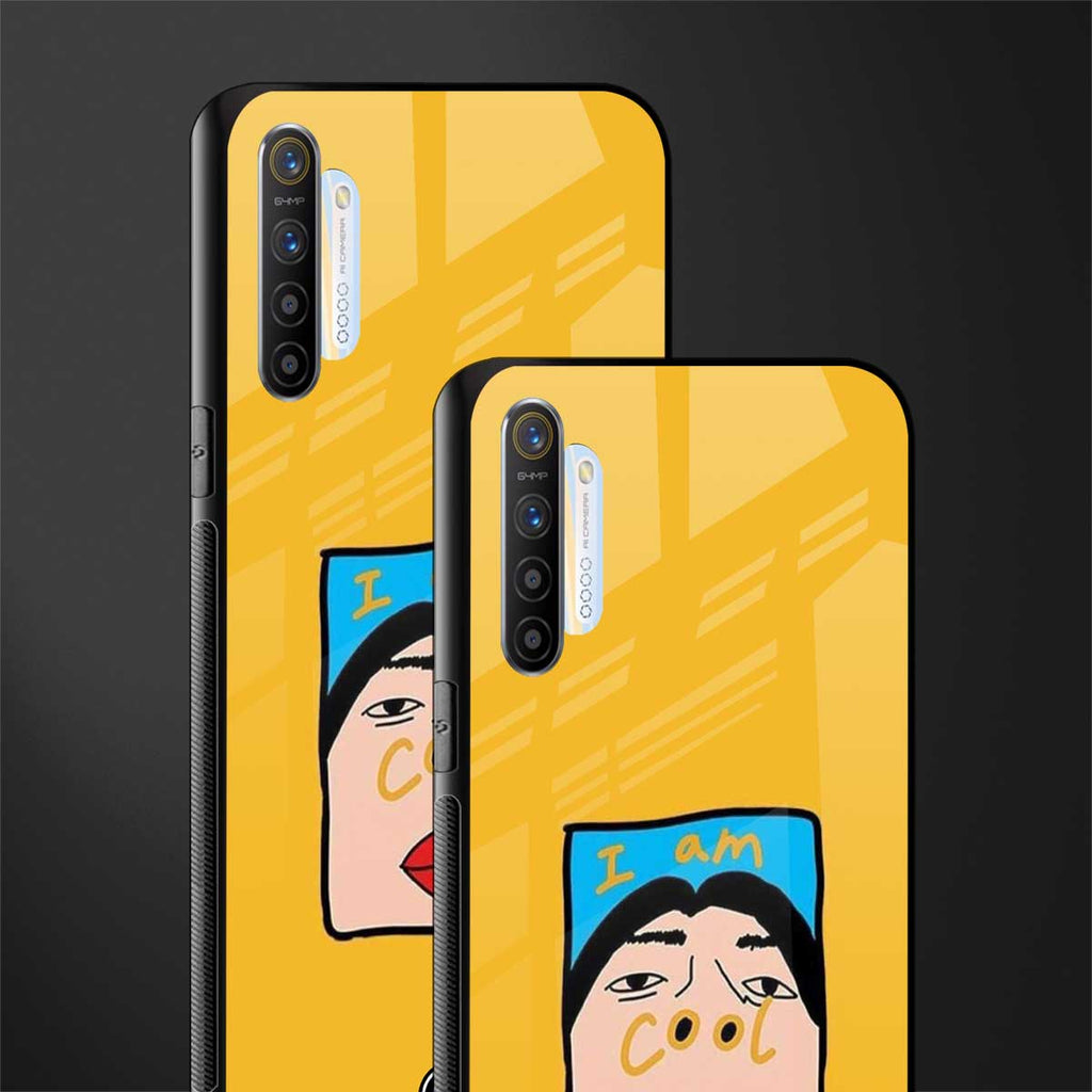 cool girl glass case for realme xt image-2