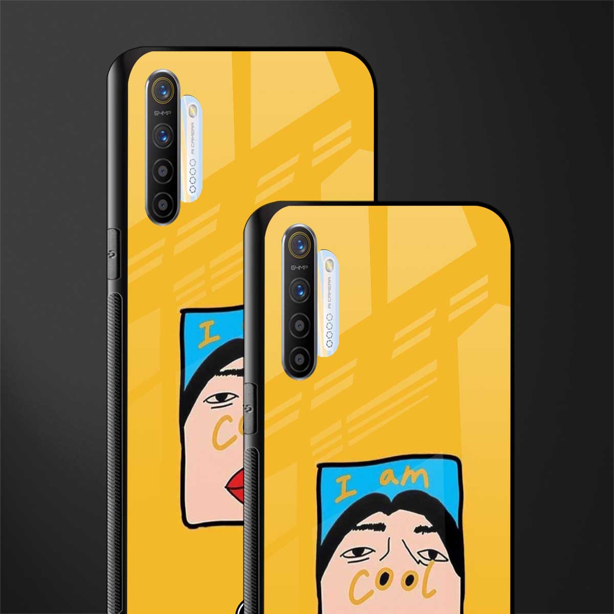 cool girl glass case for realme xt image-2