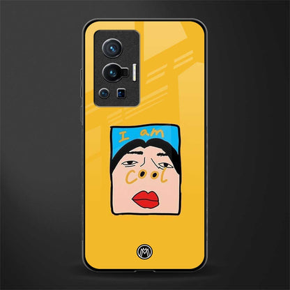 cool girl glass case for vivo x70 pro image