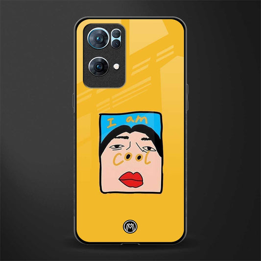 cool girl glass case for oppo reno7 pro 5g image