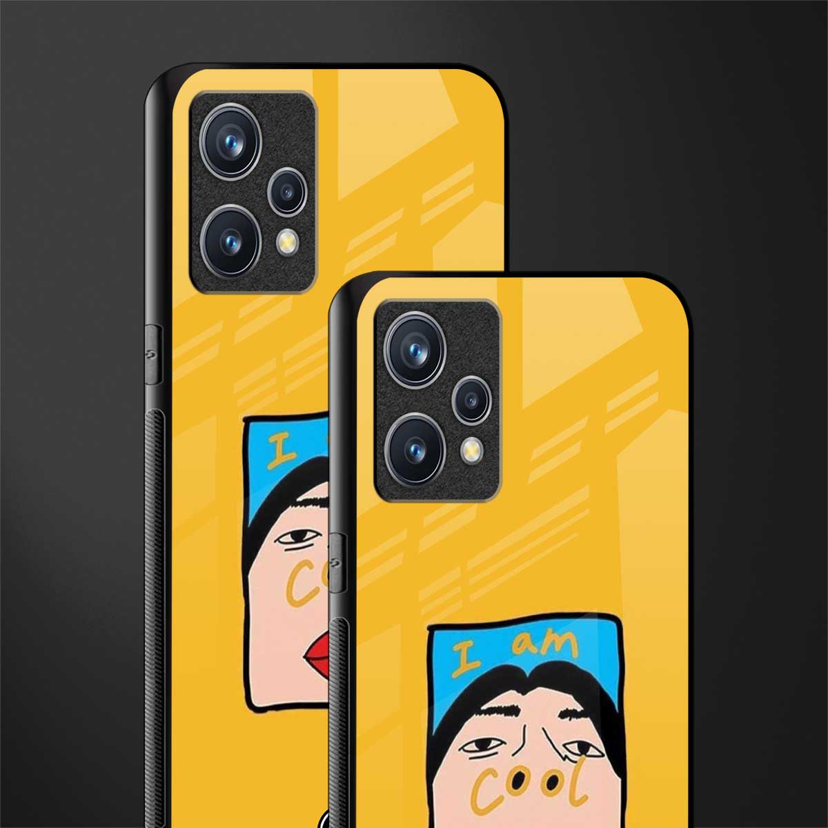 cool girl glass case for realme 9 pro plus 5g image-2