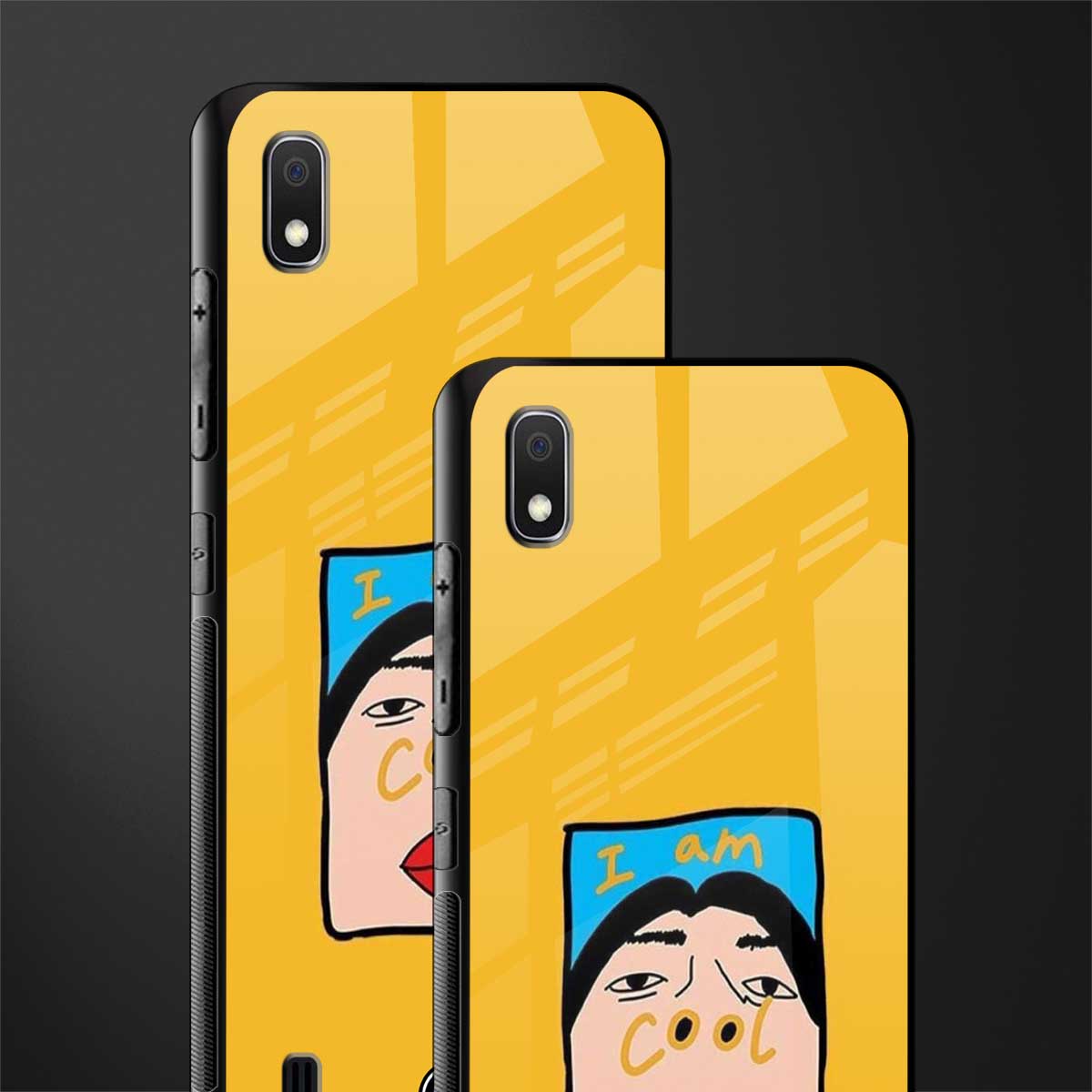 cool girl glass case for samsung galaxy a10 image-2