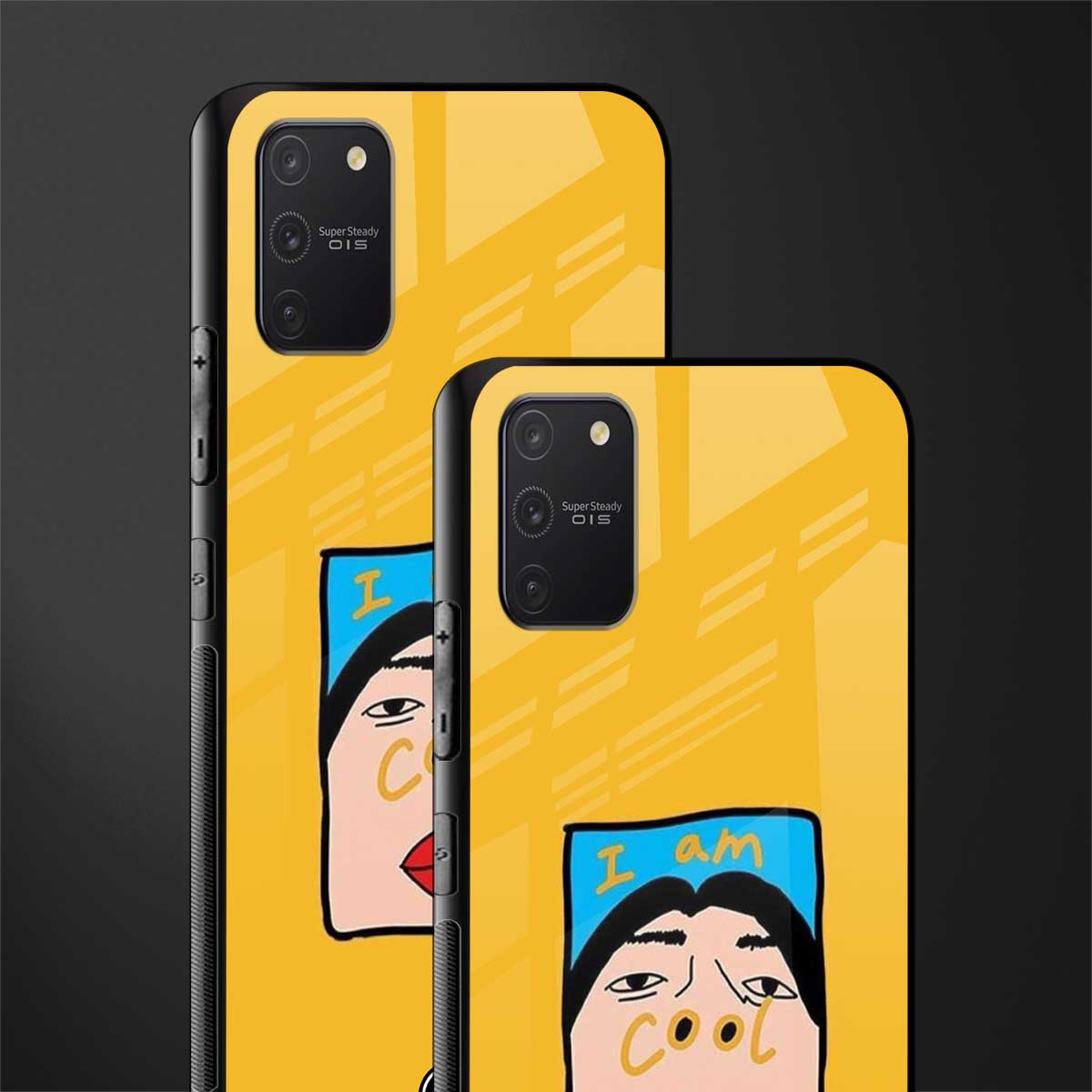 cool girl glass case for samsung galaxy s10 lite image-2