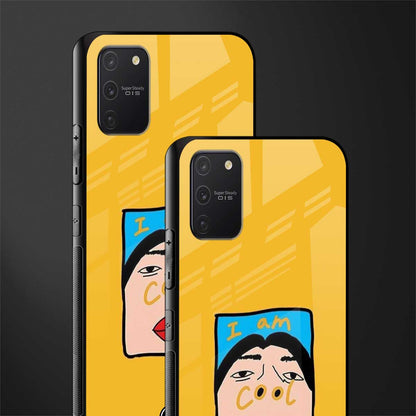 cool girl glass case for samsung galaxy a91 image-2