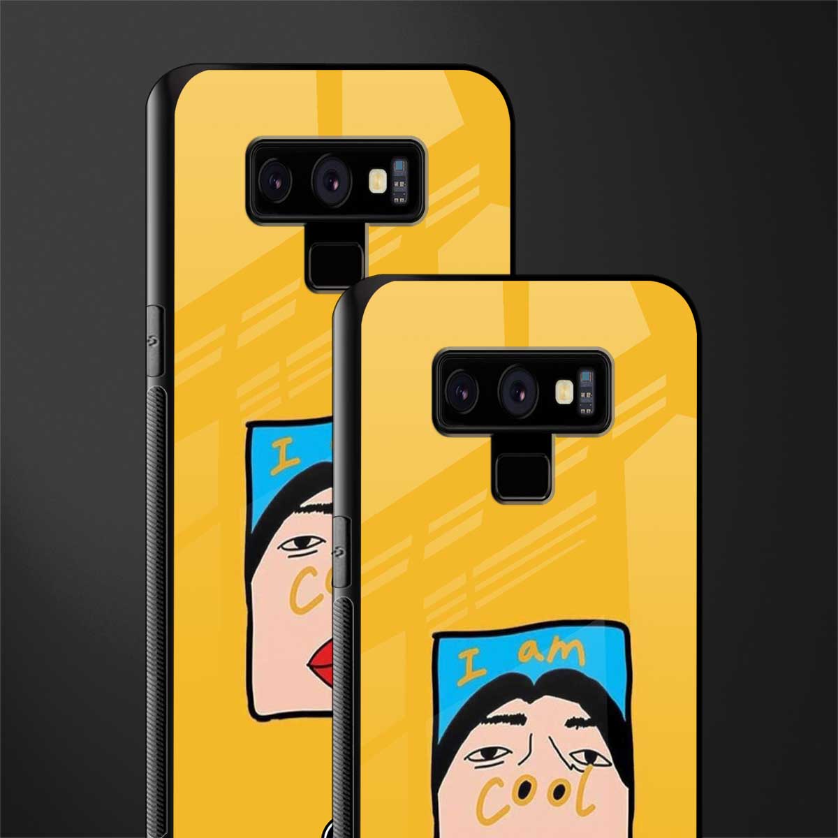 cool girl glass case for samsung galaxy note 9 image-2