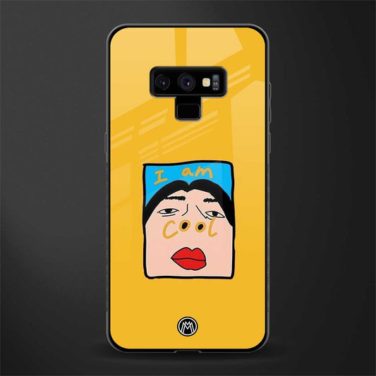 cool girl glass case for samsung galaxy note 9 image