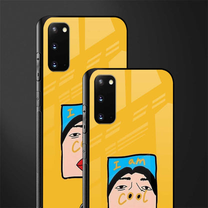 cool girl glass case for samsung galaxy s20 image-2