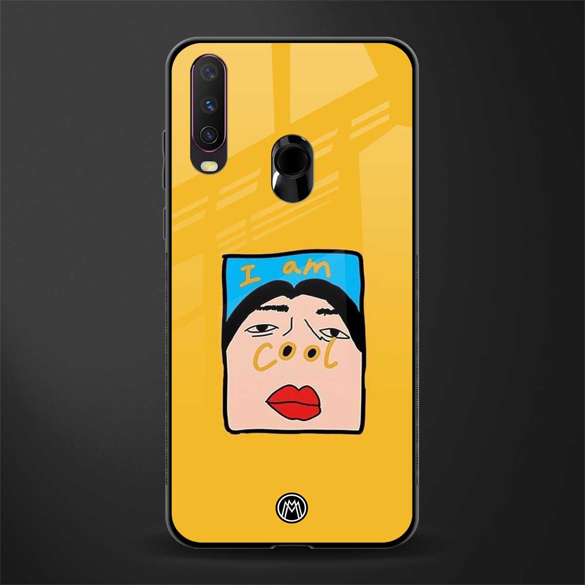 cool girl glass case for vivo y12 image
