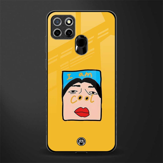 cool girl glass case for realme narzo 30a image