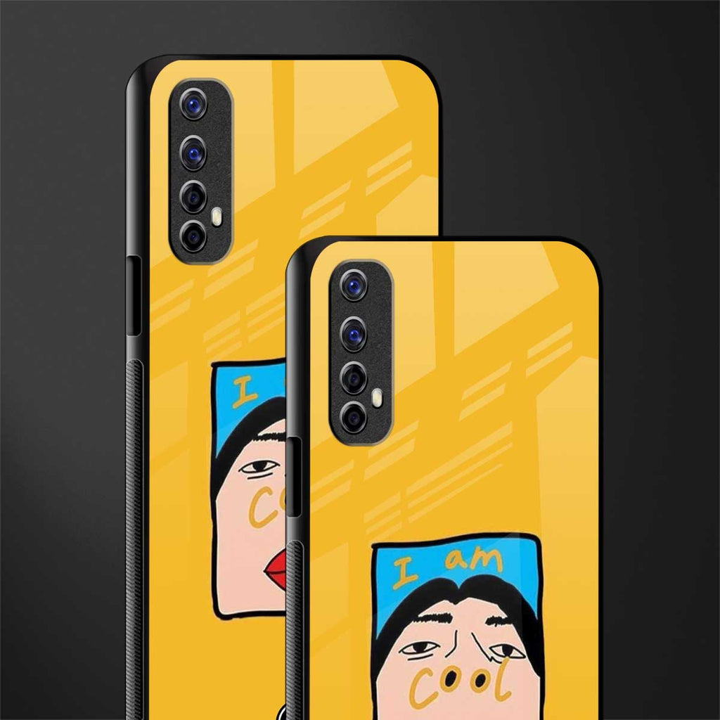 cool girl glass case for realme narzo 20 pro image-2