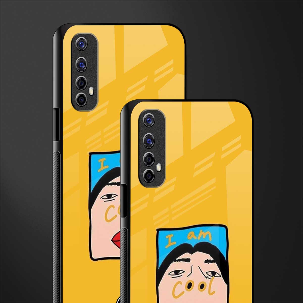 cool girl glass case for realme narzo 20 pro image-2
