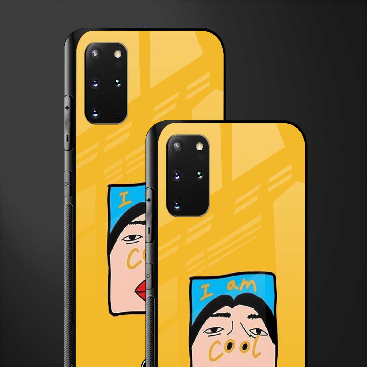 cool girl glass case for samsung galaxy s20 plus image-2