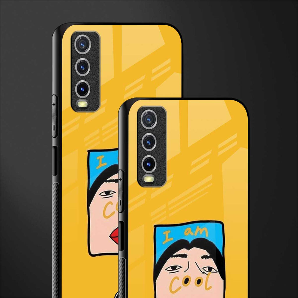 cool girl glass case for vivo y20i vivo y20t image-2