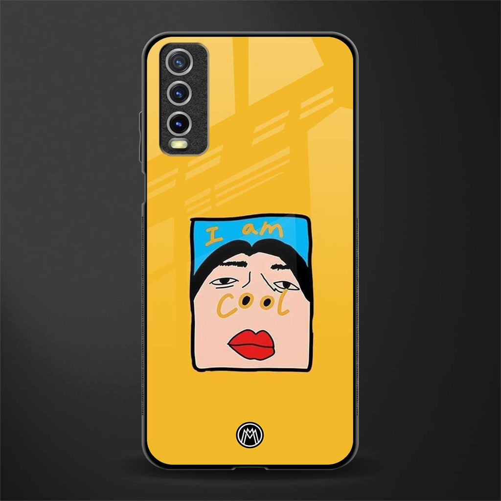 cool girl glass case for vivo y20 image