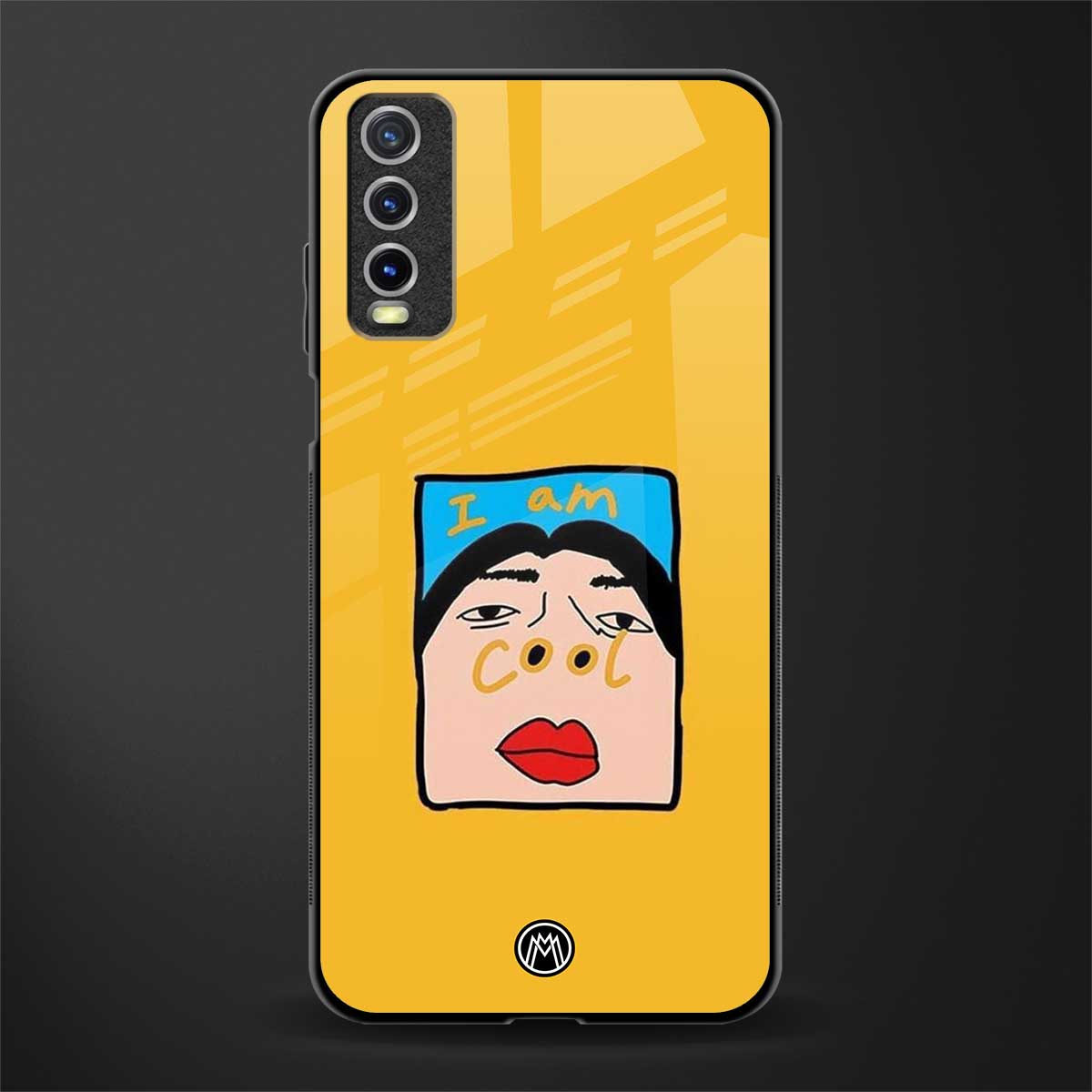 cool girl glass case for vivo y20 image