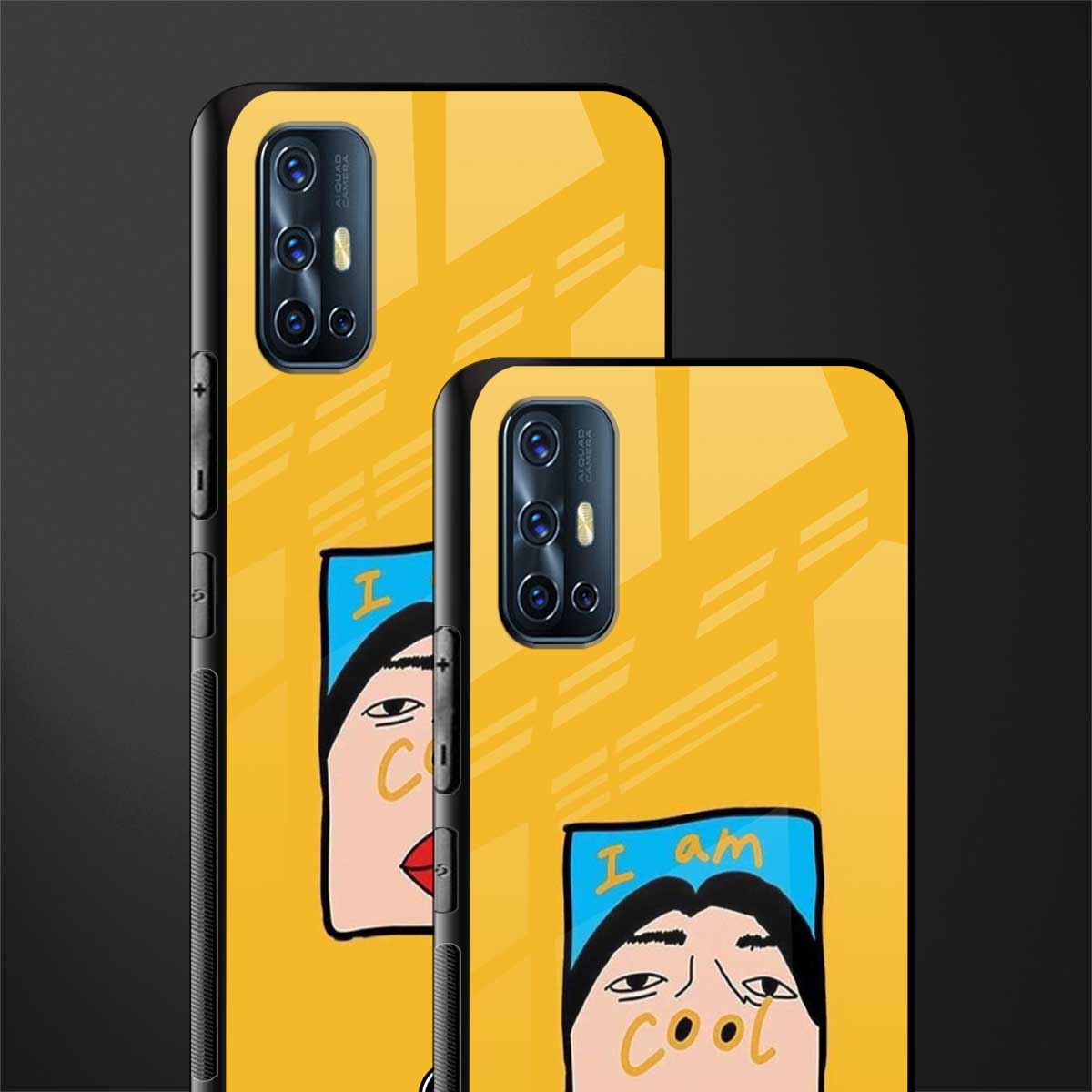 cool girl glass case for vivo v17 image-2