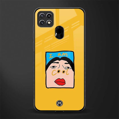 cool girl glass case for oppo a15 image