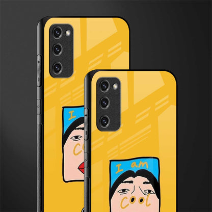 cool girl glass case for samsung galaxy s20 fe image-2