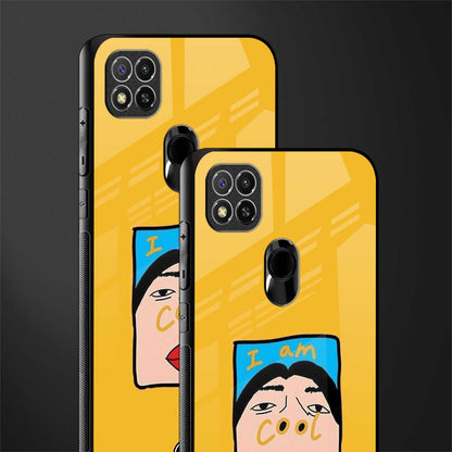 cool girl glass case for poco c31 image-2