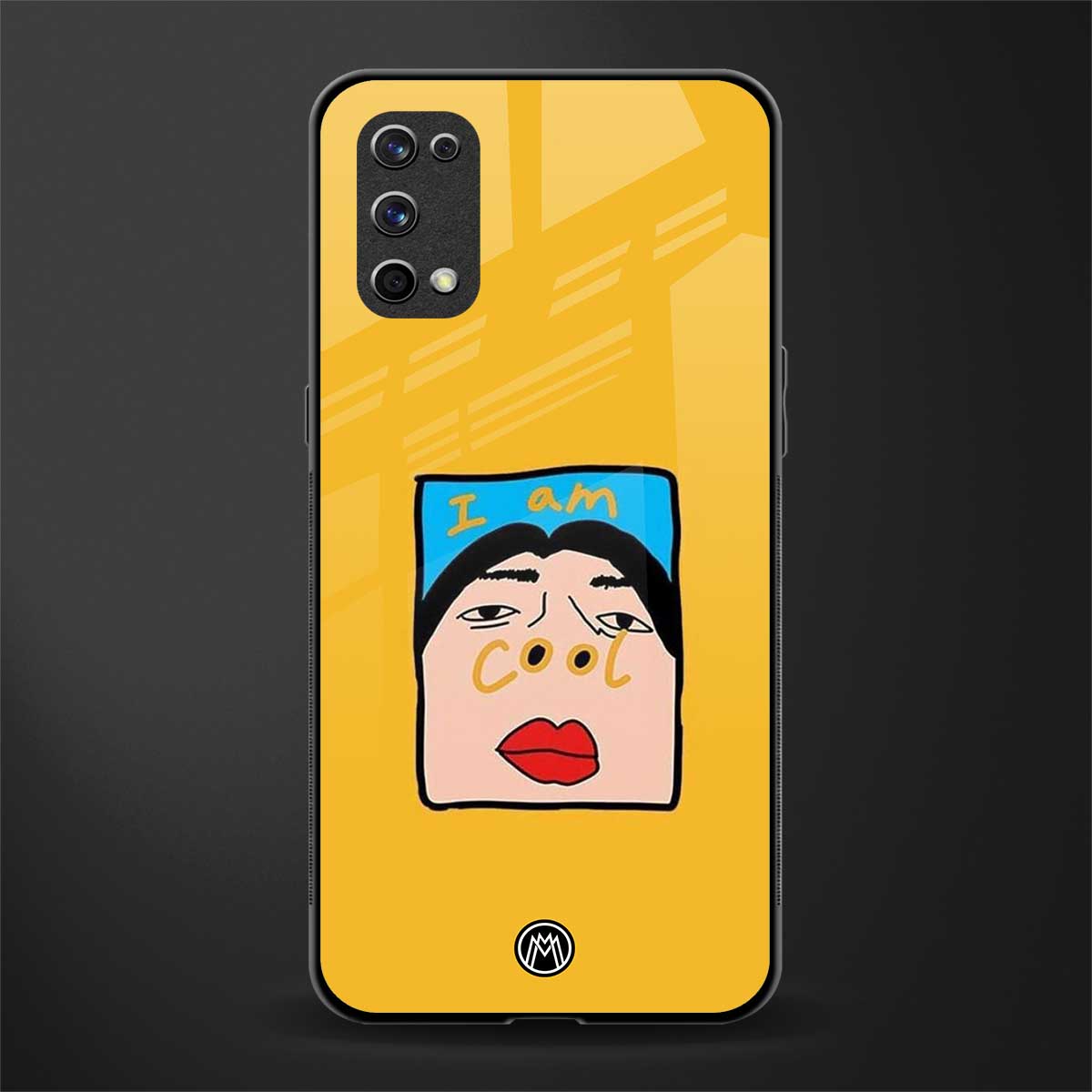 cool girl glass case for realme x7 pro image