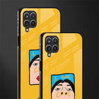 cool girl glass case for samsung galaxy a12 image-2