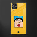 cool girl glass case for samsung galaxy a12 image