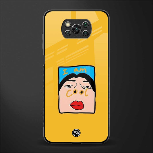 cool girl glass case for poco x3 pro image