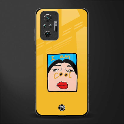 cool girl glass case for redmi note 10 pro image