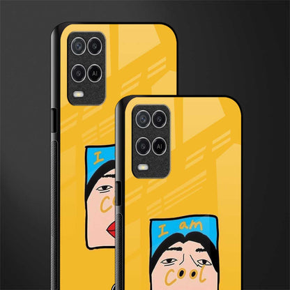 cool girl glass case for oppo a54 image-2