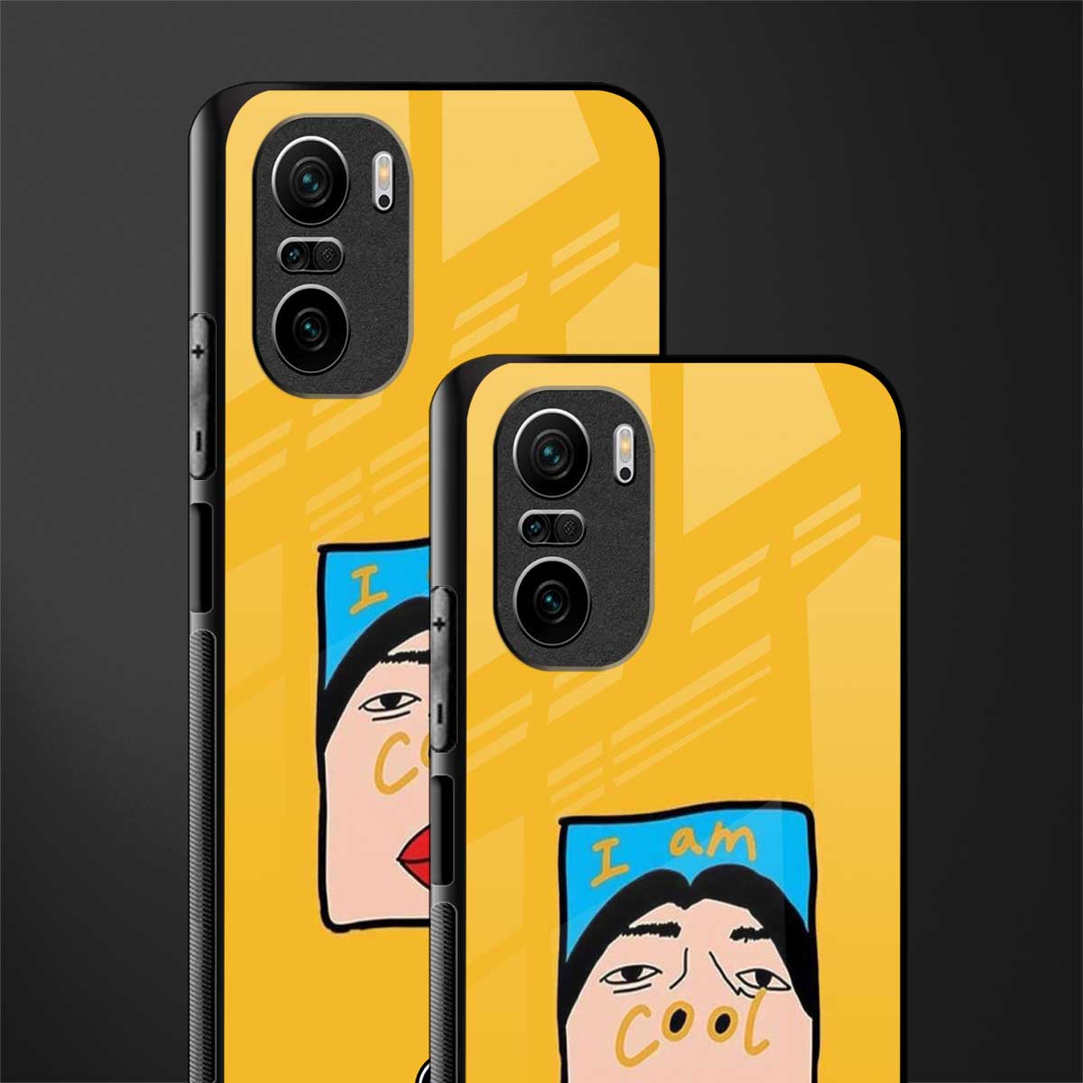 cool girl glass case for mi 11x 5g image-2