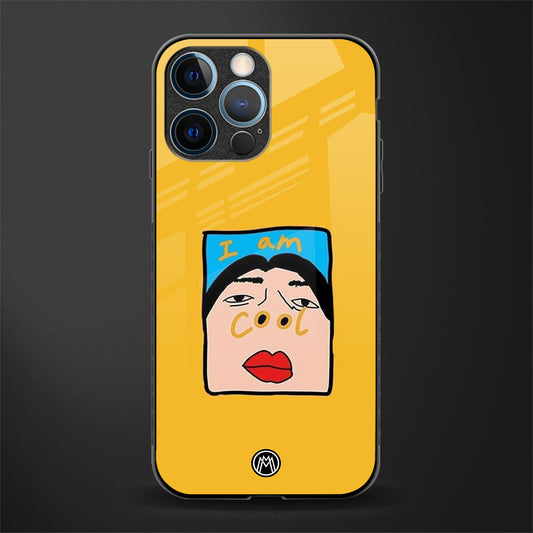 cool girl glass case for iphone 12 pro image