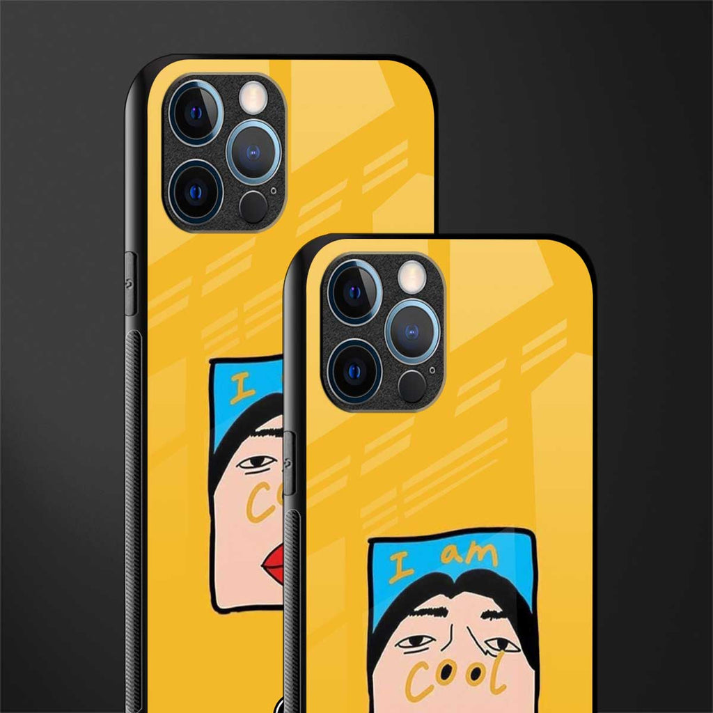 cool girl glass case for iphone 12 pro max image-2