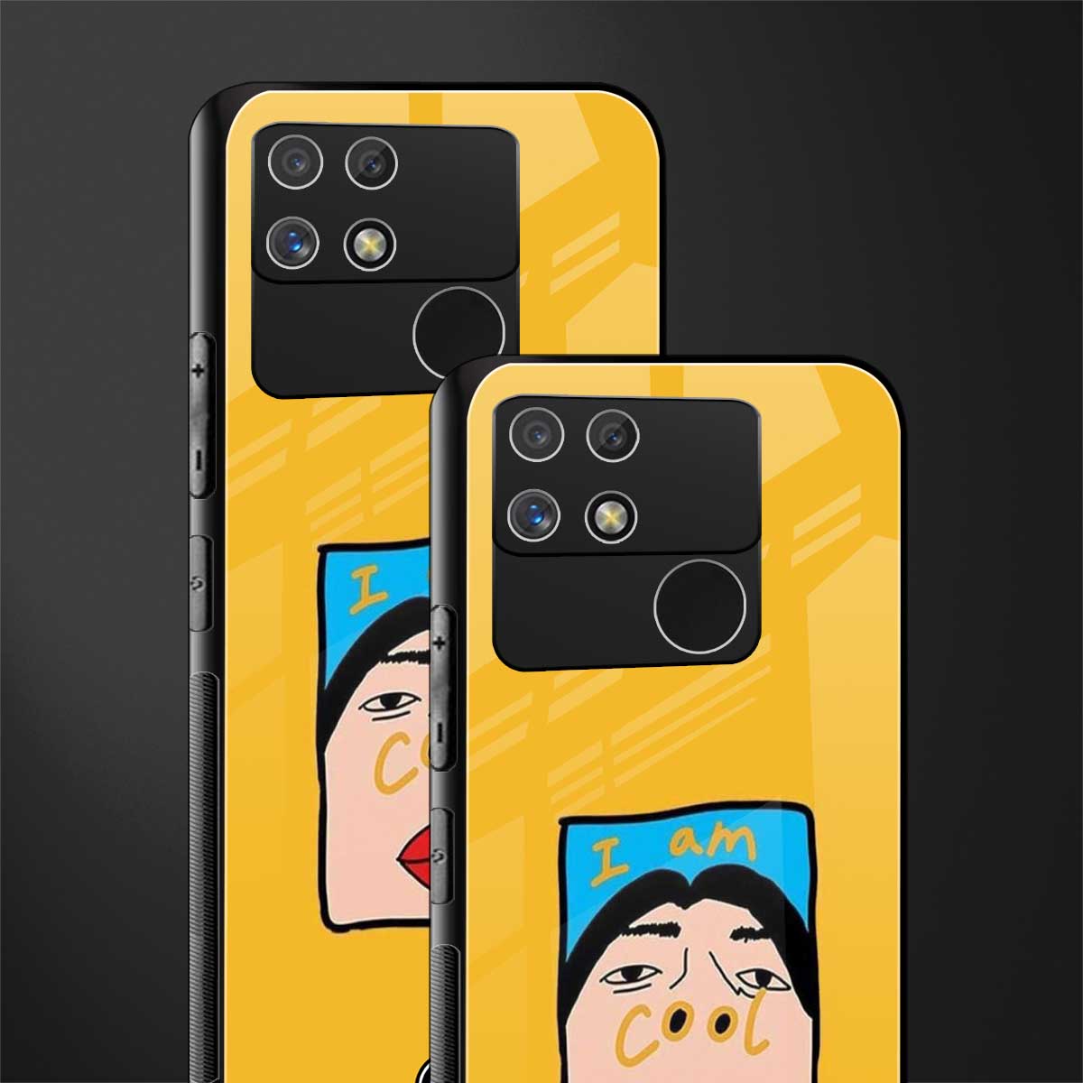 cool girl back phone cover | glass case for realme narzo 50a