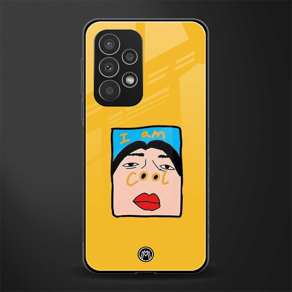 cool girl back phone cover | glass case for samsung galaxy a23