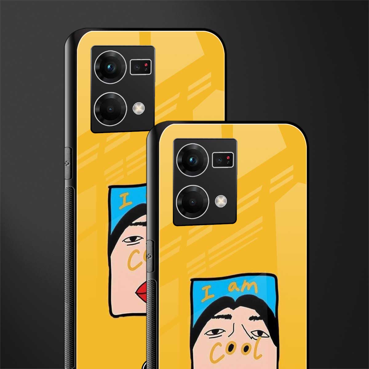 cool girl back phone cover | glass case for oppo f21 pro 4g