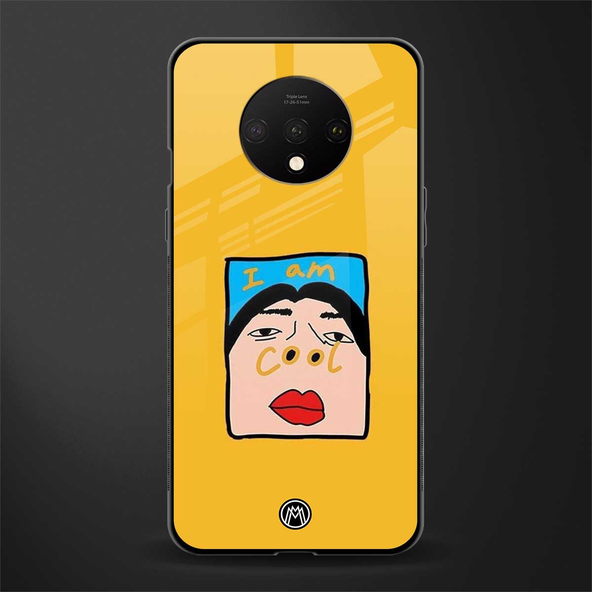 cool girl glass case for oneplus 7t image