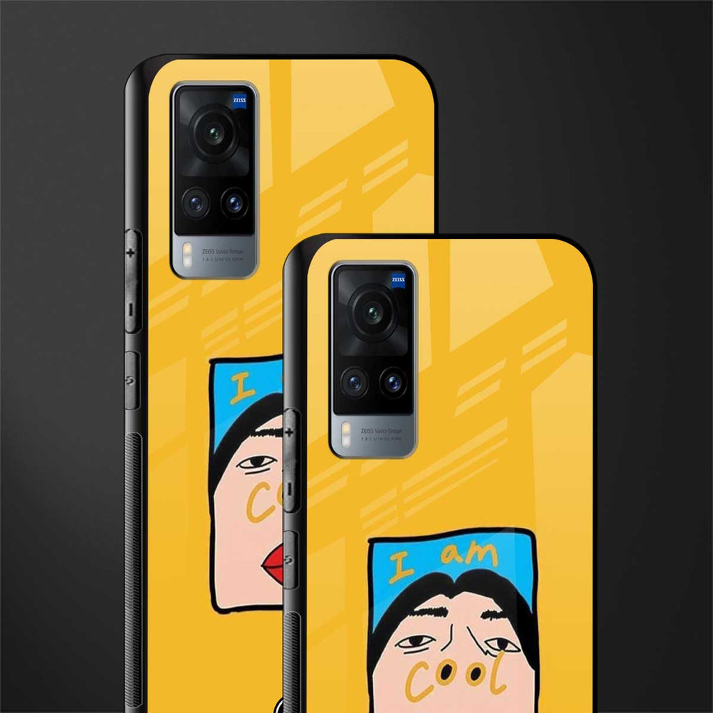 cool girl glass case for vivo x60 image-2