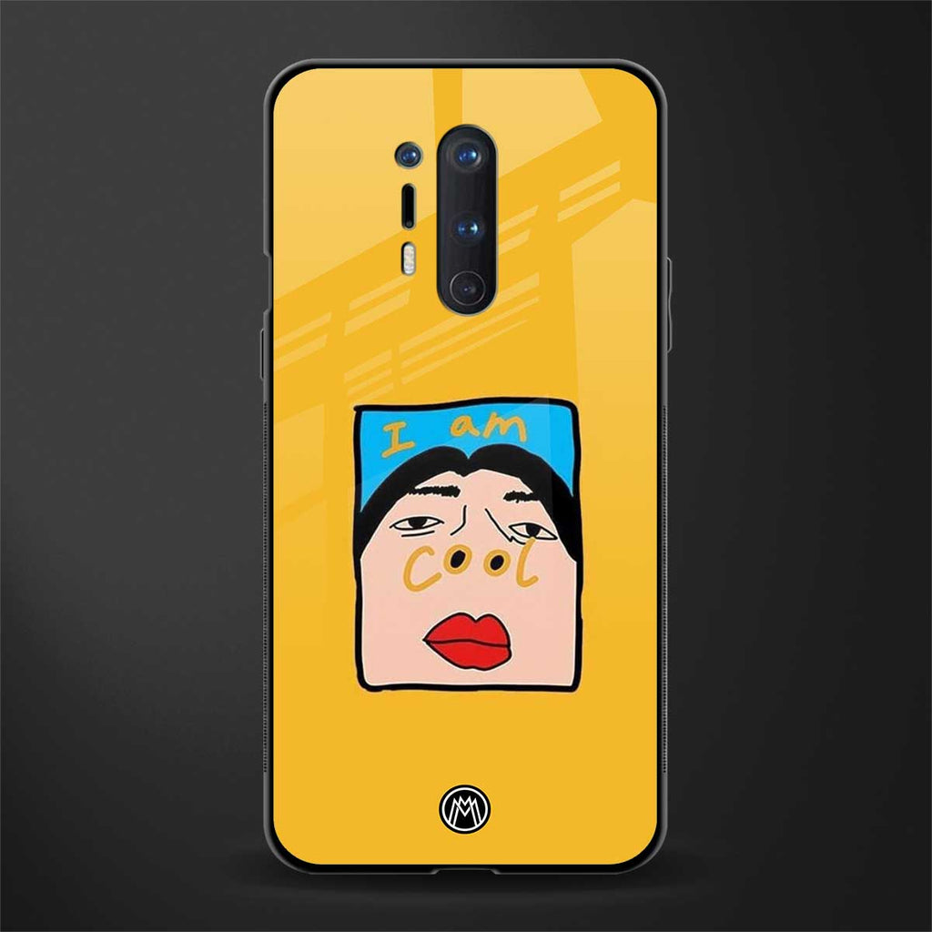 cool girl glass case for oneplus 8 pro image