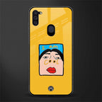 cool girl glass case for samsung a11 image