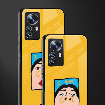 cool girl back phone cover | glass case for xiaomi 12 pro