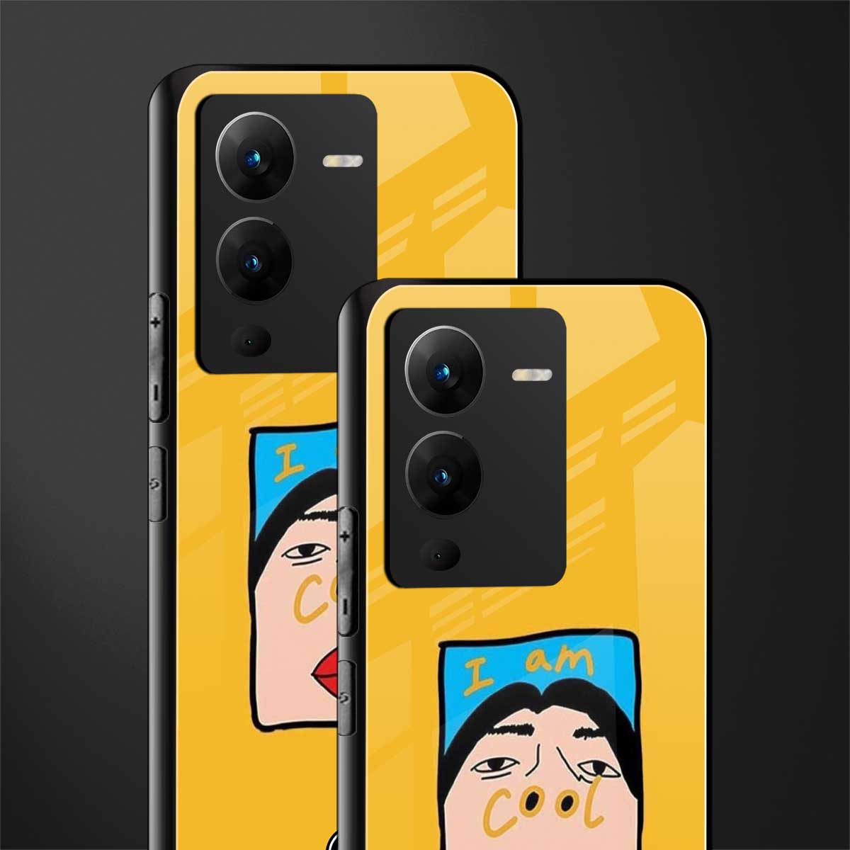 cool girl back phone cover | glass case for vivo v25 pro 5g