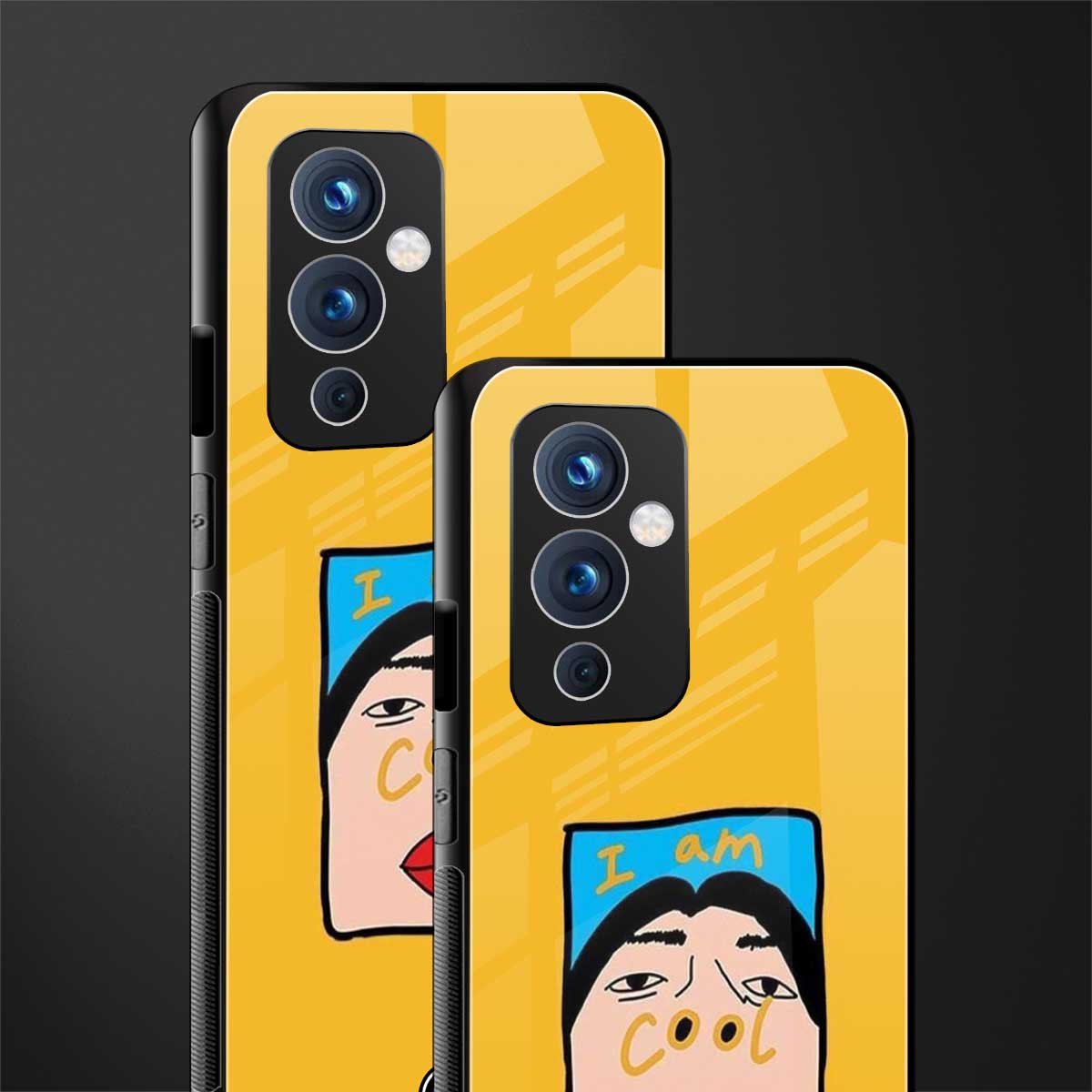 cool girl back phone cover | glass case for oneplus 9