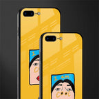 cool girl glass case for iphone 8 plus image-2