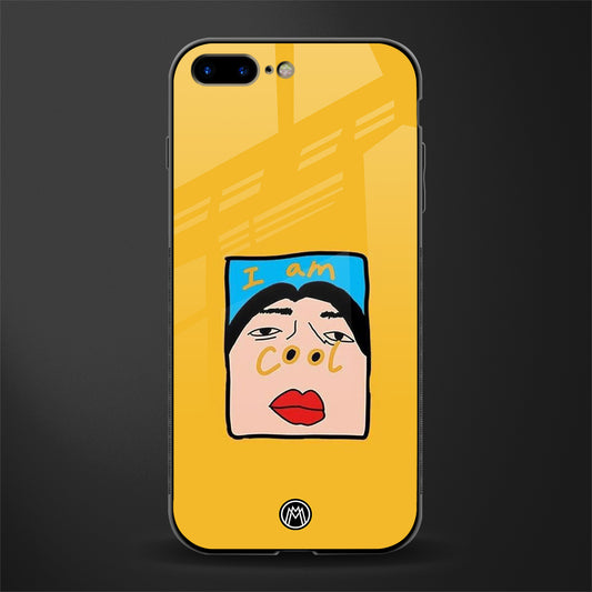 cool girl glass case for iphone 7 plus image