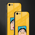 cool girl glass case for iphone se 2020 image-2