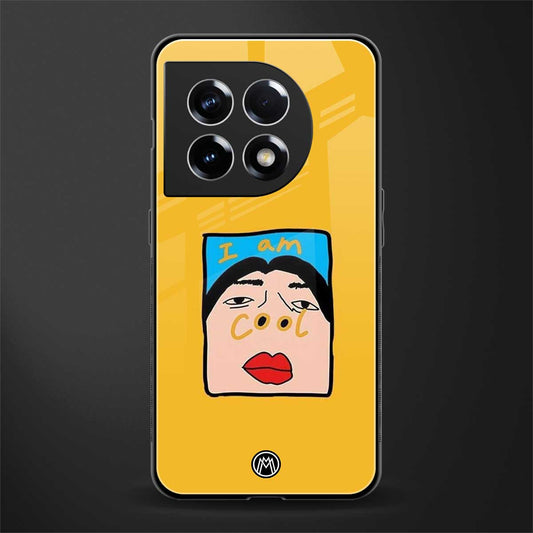 cool girl back phone cover | glass case for oneplus 11