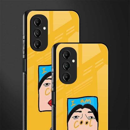 cool girl back phone cover | glass case for samsung galaxy a14 5g