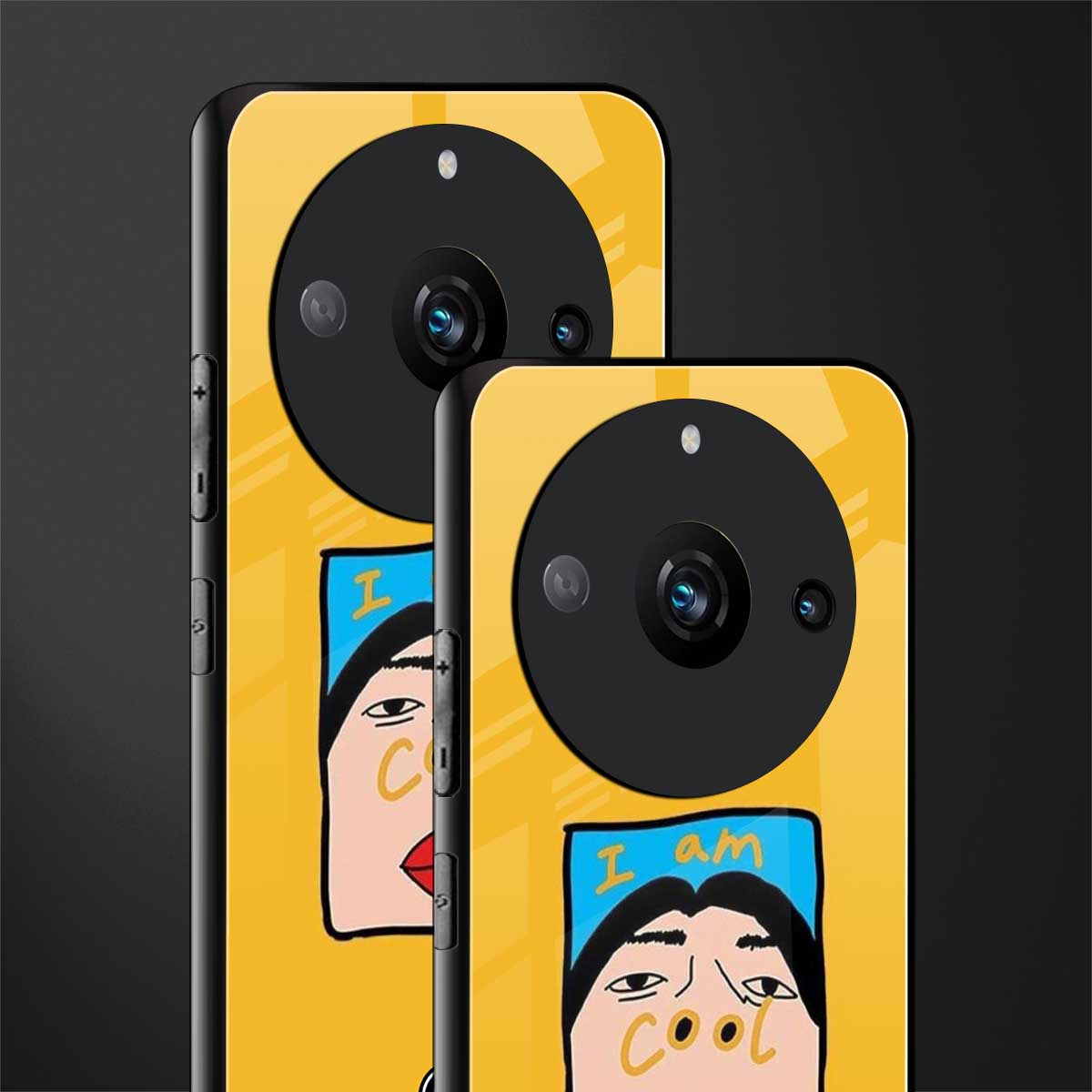 cool girl back phone cover | glass case for realme 11 pro 5g